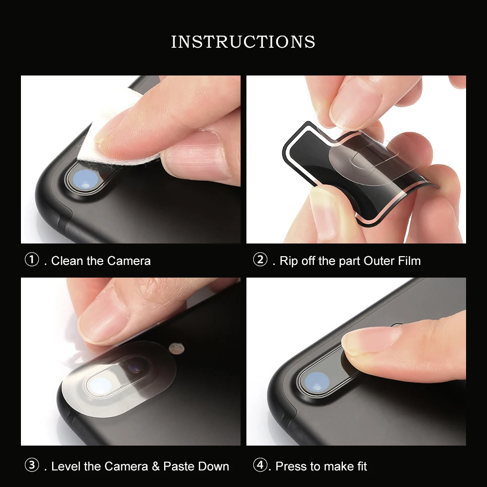 KISSCASE Zurück Kamera Objektiv Screen Protector für iPhone XR X XS Max Gehärtetem Glas Für iPhone