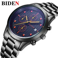 New Fashion BIDEN font b Top b font font b Brand b font Stainless Steel Waterproof