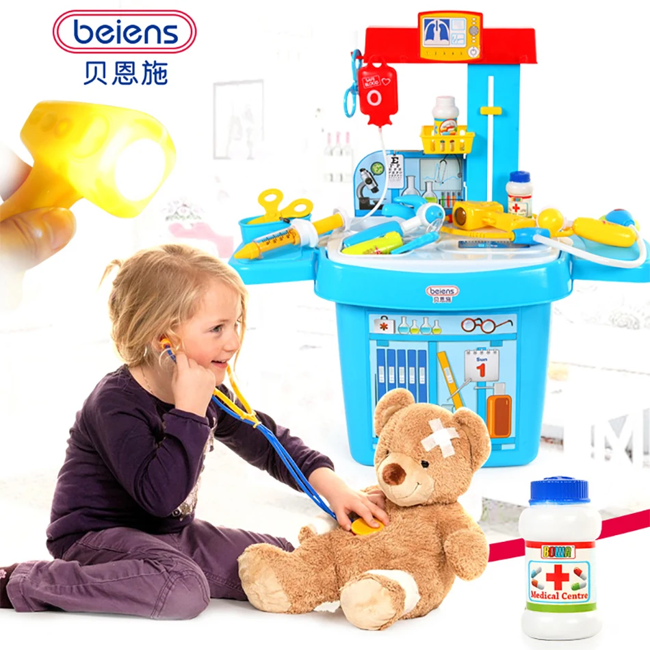 Beiens новые детские забавные игрушки доктор игровые наборы игрушечная аптечка
