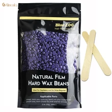 250 г твердый воск Бобы без полосы депиляции горячая пленка твердый воск гранул воск бикини удаление волос бобы лаванда вкус Красота Инструменты