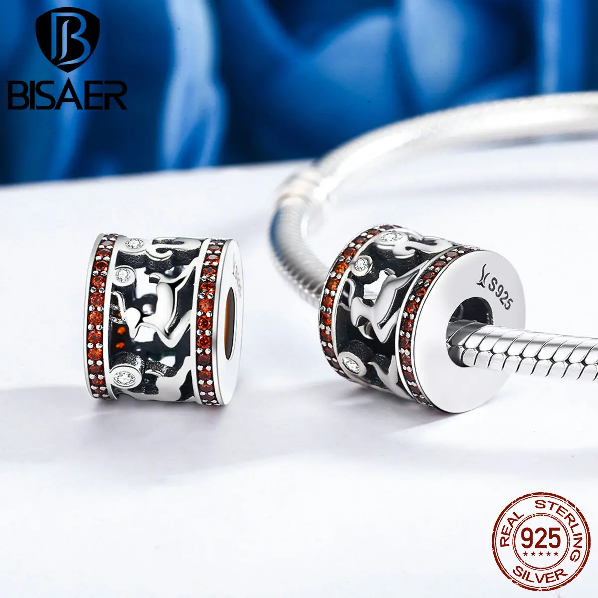 

Genuine 100% 925 Sterling Silver Sweet Memory About Christmas Beads Fit BISAER Authentic Original Bracelets Jewelry Gift ECC439