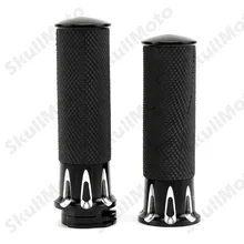 Запчасти для мотоциклов Handvat Cut Fusion CNC черные ручки на руль для Harley Dyna Touring Softail Sportster 1200 883 FXD FLHT