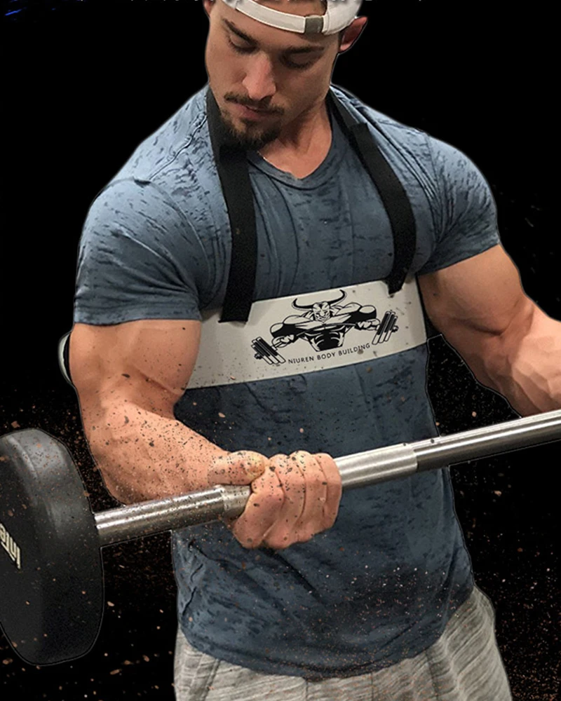 curved weight lifting barbell