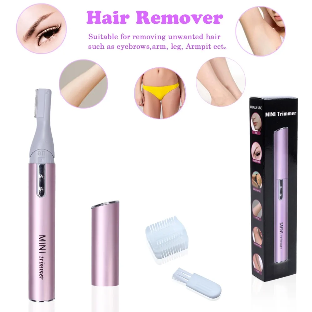 Electric Lady Trimmer Epilator Shaver Silk Smooth Eyebrow Armpit Hair...