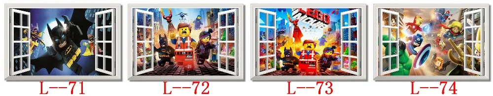 На заказ Печать холст настенная Фреска ниндзя воины плакат лего фильм обои 3D наклейки на окна Детская Спальня украшение#0776