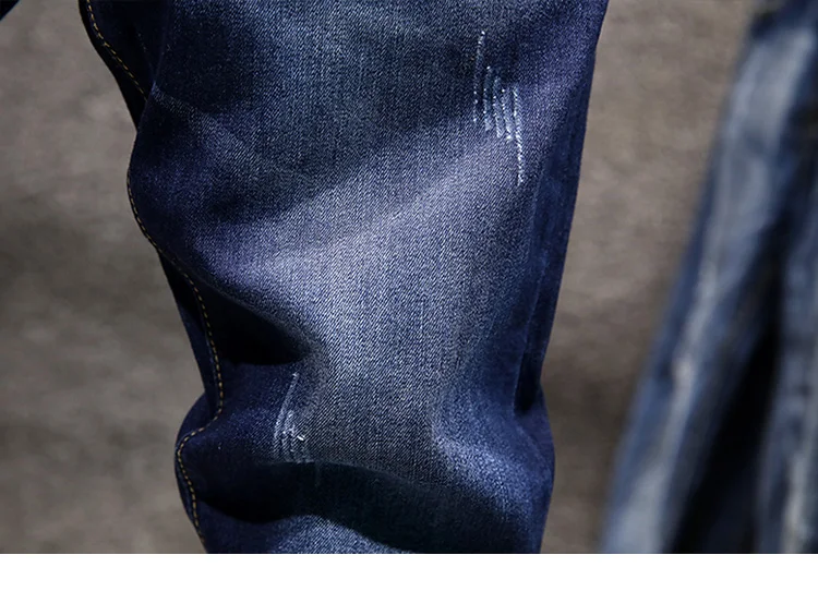 Модные Джинсовые штаны для мужчин Ретро Винтаж джинсы для женщин Твердые Slim Fit джинсы для мужчин дизайн стрейч обтягивающие мужские джинсы