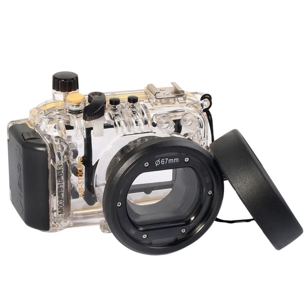 Mcoplus 40m 130ft Underwater Waterproof Diving Housing Case For Canon