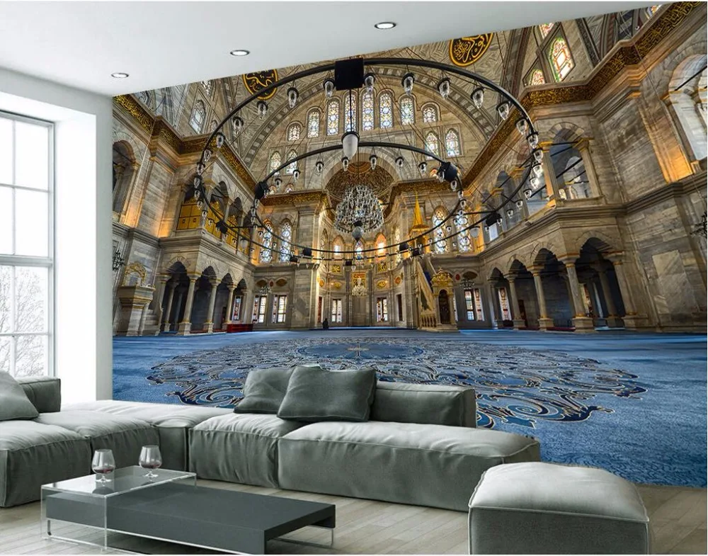 custom mural 3d wallpaper european construction palace castle decor painting 3d wall murals wallpaper for living room wall 3 d in wallpapers from home
