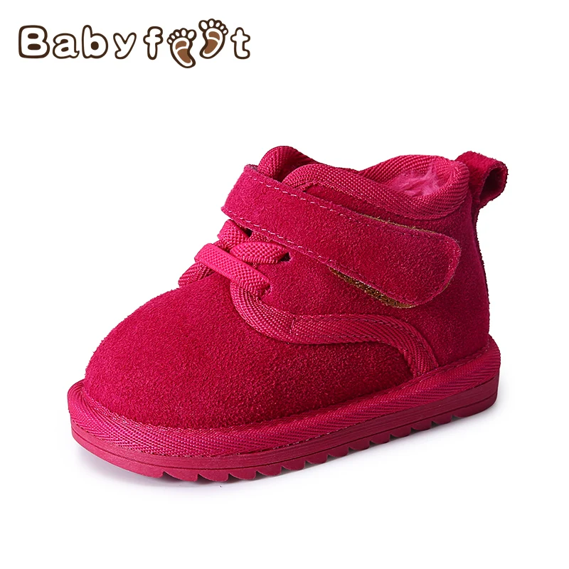 Babyfeet 2017 New Winter Baby Fashion Warm Flat With Boots Comfortable