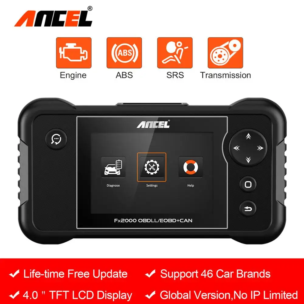 Ancel fx2000 obd2 инструкция