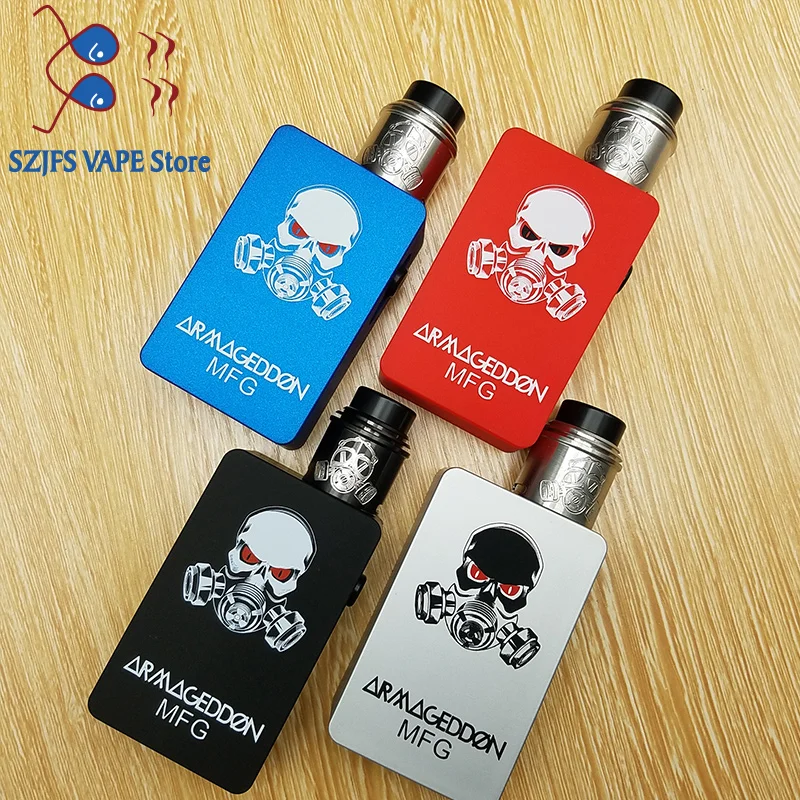 

Armageddon Squonker BF Mod Box Kit Apocalypse bottom oil box set 18650 battery 6ml capacity kit with 510 Thread Apocalypse RDA
