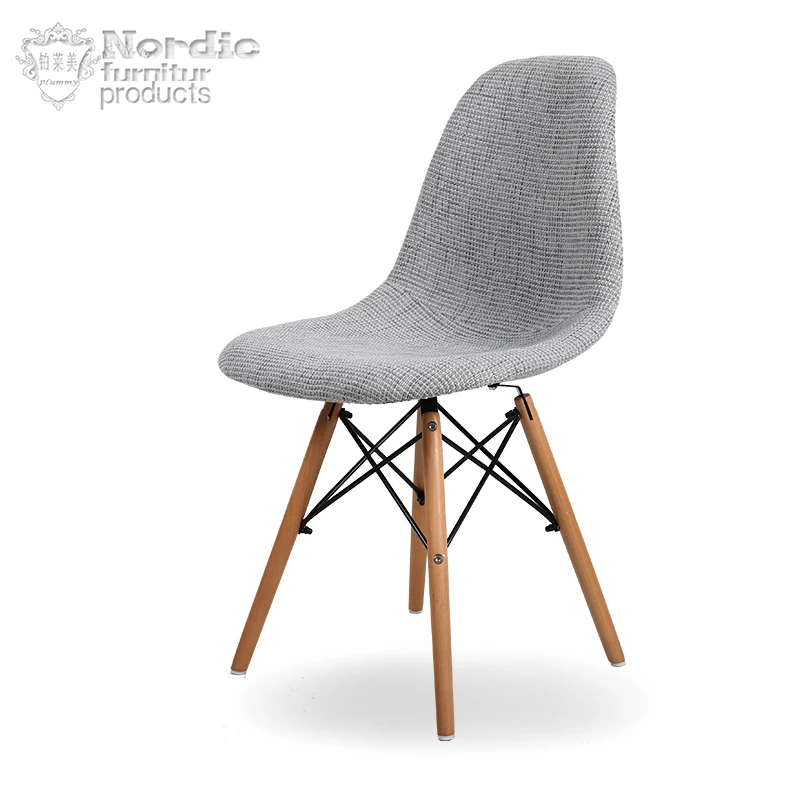 

Nordic dining chair solid wooden chair adult chair simple modern computer chair study home armchair