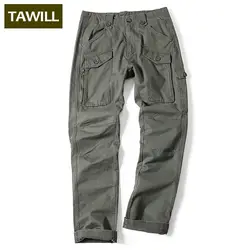 TAWILL Жан военно-тактические Повседневное брюки Для мужчин хлопок Slim Fit Chinos модные штаны мужские брюки-карго брендовая одежда 2018 Новый 1687