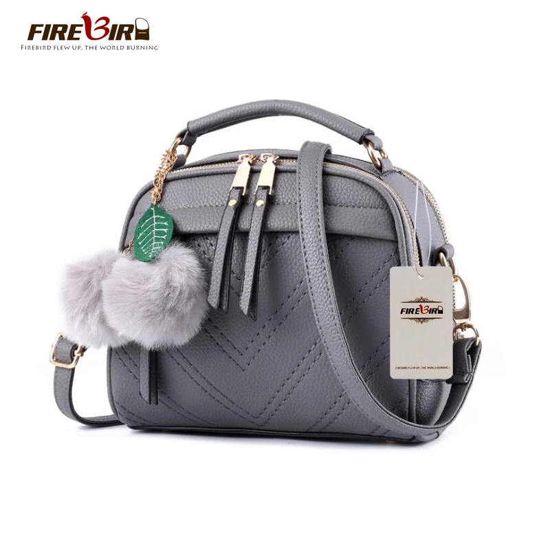 FIREBIRD!Women leather handbags Brand design women bag Two Zipper crossbody bags for women good ...