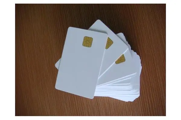 Blank PVC контакт рчид IC Smart Card ATMEL24C02 2k Contact для системы доступа|smart card|contact smart cardsmart ic card