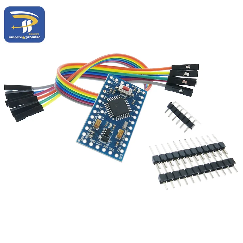 1 шт. 6pin CP2102 USB 2,0 к ttl UART модуль+ 1 шт. Pro Mini Модуль Atmega328 5 в 16 м для Arduino совместимый с Nano