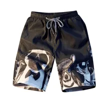 Модные для мужчин 3D звезда печатных пляжные короткие брюки новые летние тренажерный зал s спортивные беговые шорты быстросохнущая короткие штаны