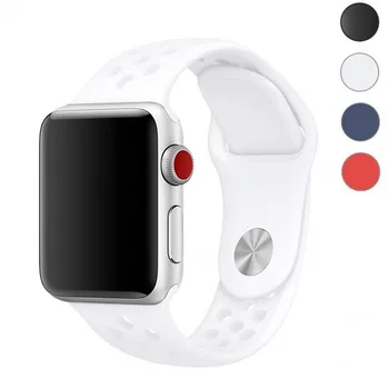 

ASHEI Sport Band for Apple Watch 42mm 38mm Soft Silicone Strap Replacement Wrist Bands for Apple iWatch Series 3/2/1 Watchbelt