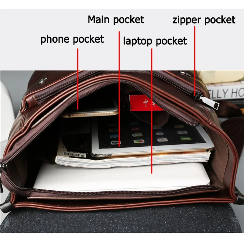  Vintage Laptop Leather Backpacks for School Bags Men PU Travel Leisure Backpacks Retro Casual Bag S - 32919107748