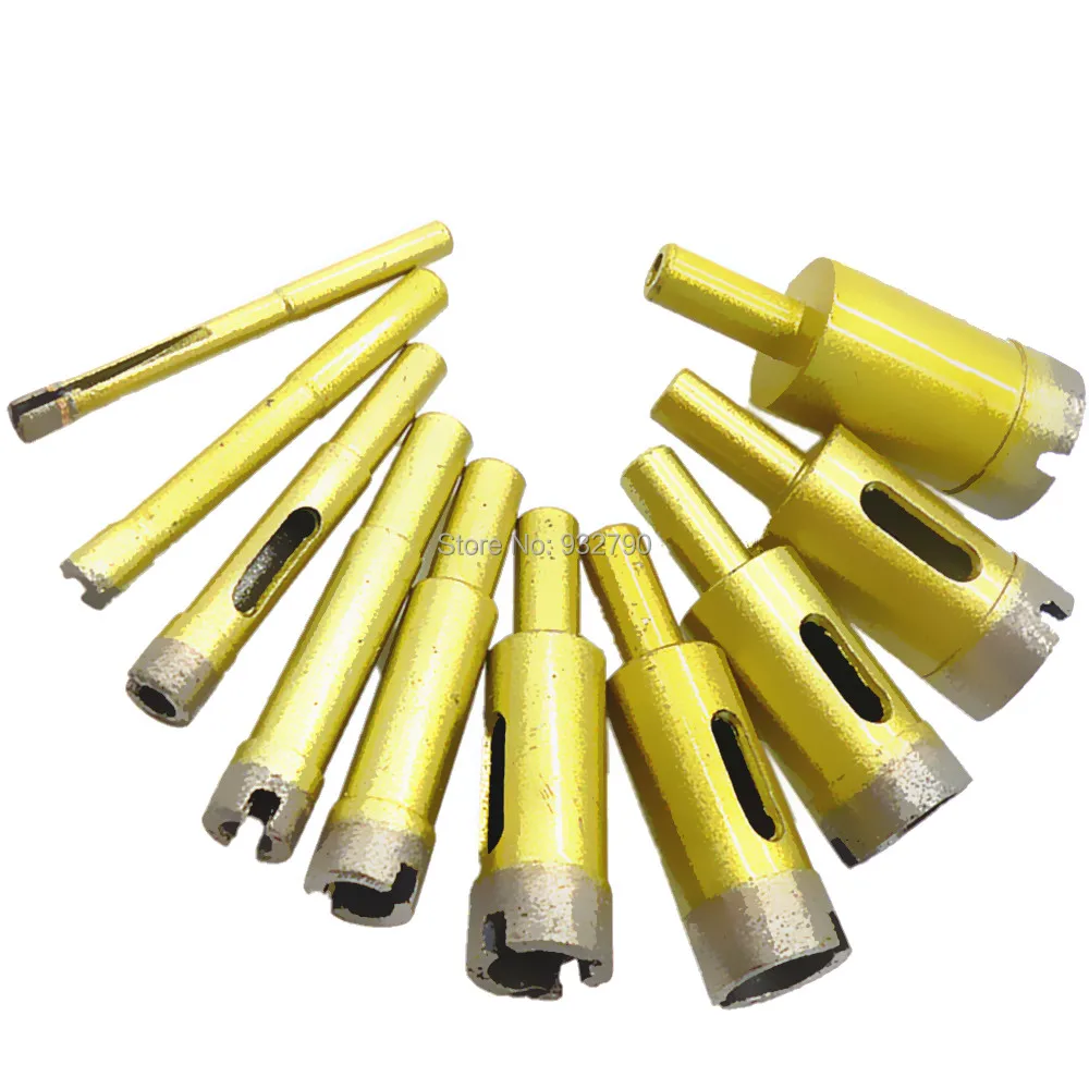 10pc Diamond Drill Bit Tile Glass Hole Marble Glass Hole Cutter Ceramic
