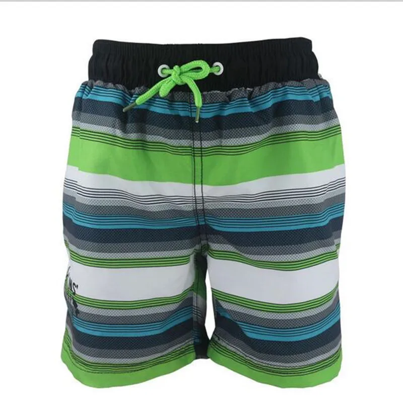 

Boy beach shorts Striped Children swimwear 2-8 Years Quick Dry Boys Swimming shorts