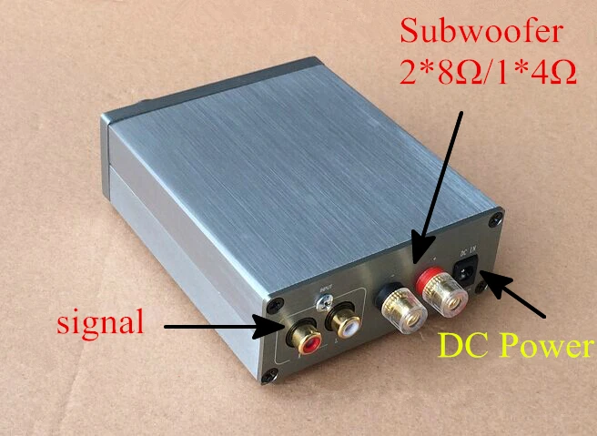 

Finished B100 TDA7498E digital amplifier 220Wx1 with Subwoofer function