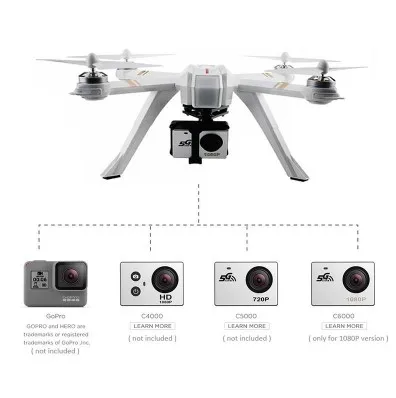 MJX Bugs 3 Pro B3 Радиоуправляемый Дрон с 720 P/1080 P Wifi FPV камерой gps режим следования за мной