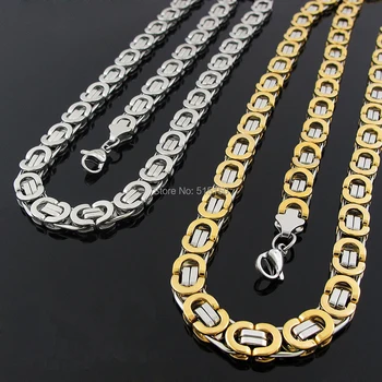 

Free Shipping New Vintage 316L Stainless Steel Jewelry Hot Selling Men's 8.66" Bracelets&24" Necklace Jewelry Sets