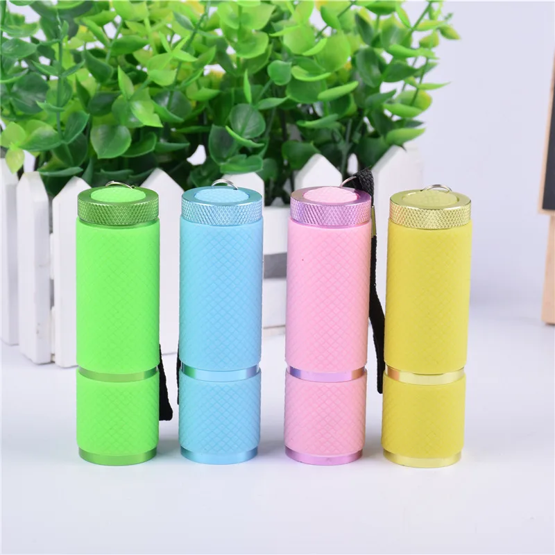 

Nail Dryer Mini LED Flashlight UV Lamp Portable For Nail Gel Fast Dryer Cure 4 Colors Choose Nail Gel Cure Manicure Tool