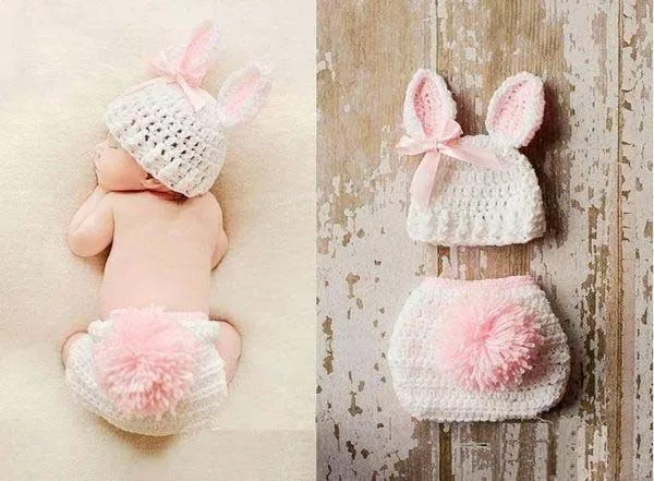 

Newborn Photography Props Baby Girl Unisex Rabbit Infant Photo Shoot Clothes Photo Props Baby Newborn Props Infant Photo shoot