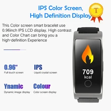 Кожаный ремень Bluetooth Смарт Браслет точные артериального давления сердечного ритма Smartband Фитнес запястье для ios android