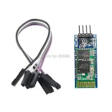 5pcs/lot Wireless Serial 4 Pin RF Transceiver Bluetooth Module HC-06 RS232 with Cable 3.6V-6V for Arduino UNO