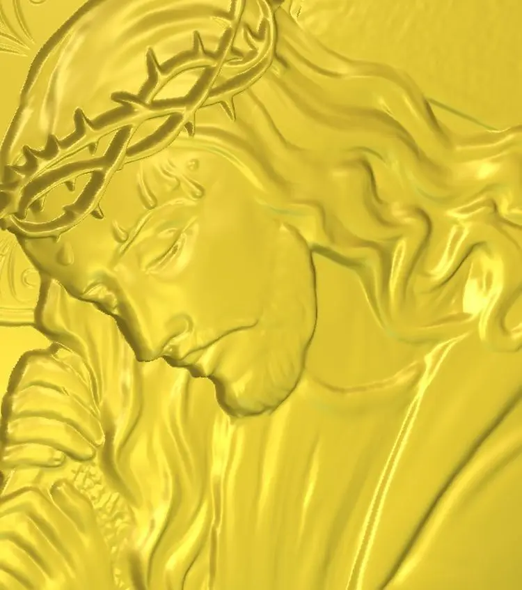 3d модель рельеф для ЧПУ в формате STL Jesus_4|3d model relief|3d relief modelfor cnc |