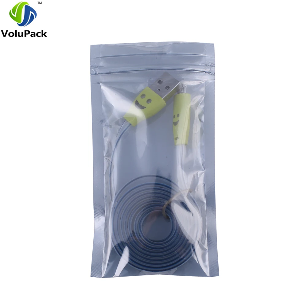 

6.5x12cm 100pcs Translucent Moisture Proof Zip Lock Self Seal Anti static Package Storage Bag For Mobile Phone Accessories