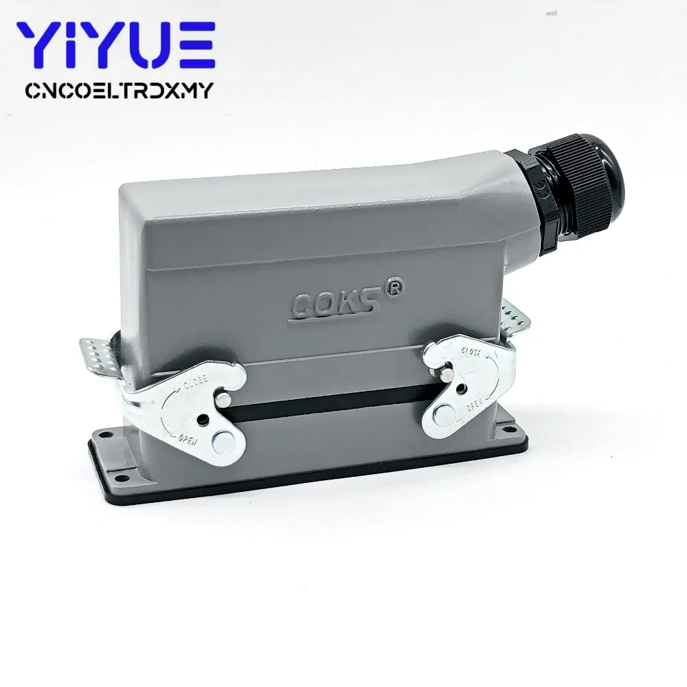 Rectangular H24B - HE - 024-1 heavy duty connectors (2)
