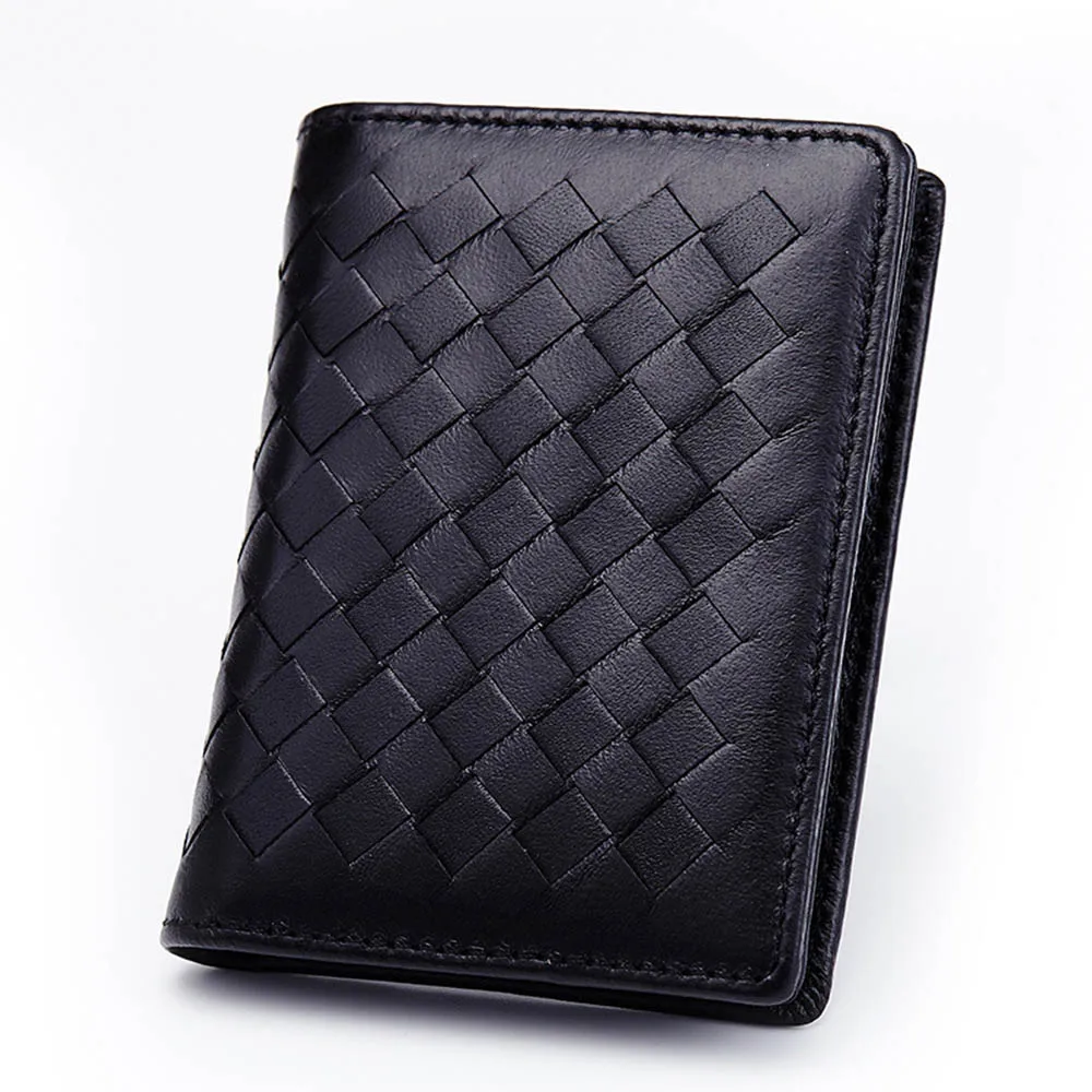 Fashion Men Sheepskin Leather Mini Wallets Women Business Credit Card Holder ID Pocket Hasp Simple Travel Wallet Coin Purse|card holder id|credit