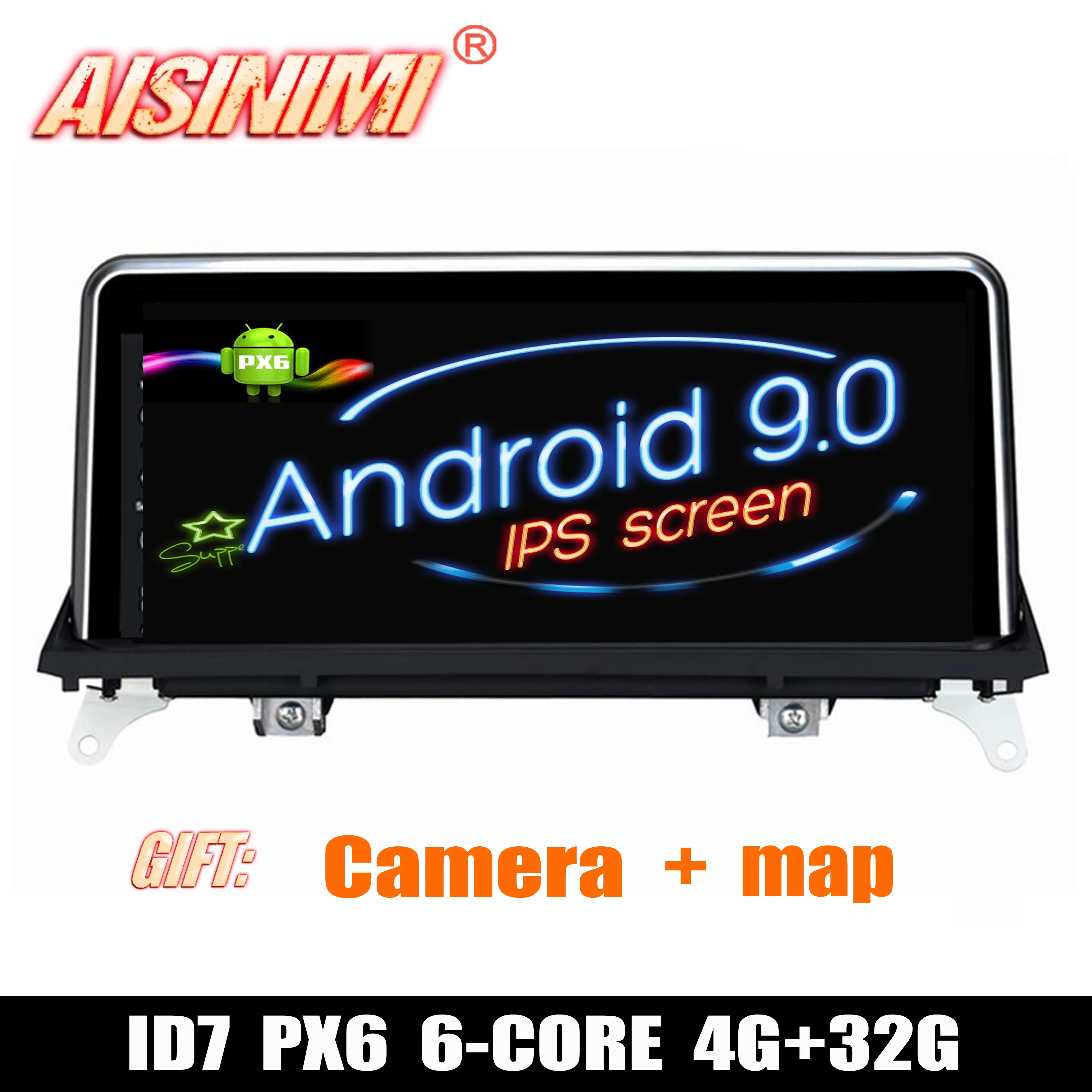 

Android 9.0 ID7 Car Dvd Navi Player FOR BMW X5 E70/X6 E71 (2007-2010) Original CCC/CIC System audio gps stereo auto all in one