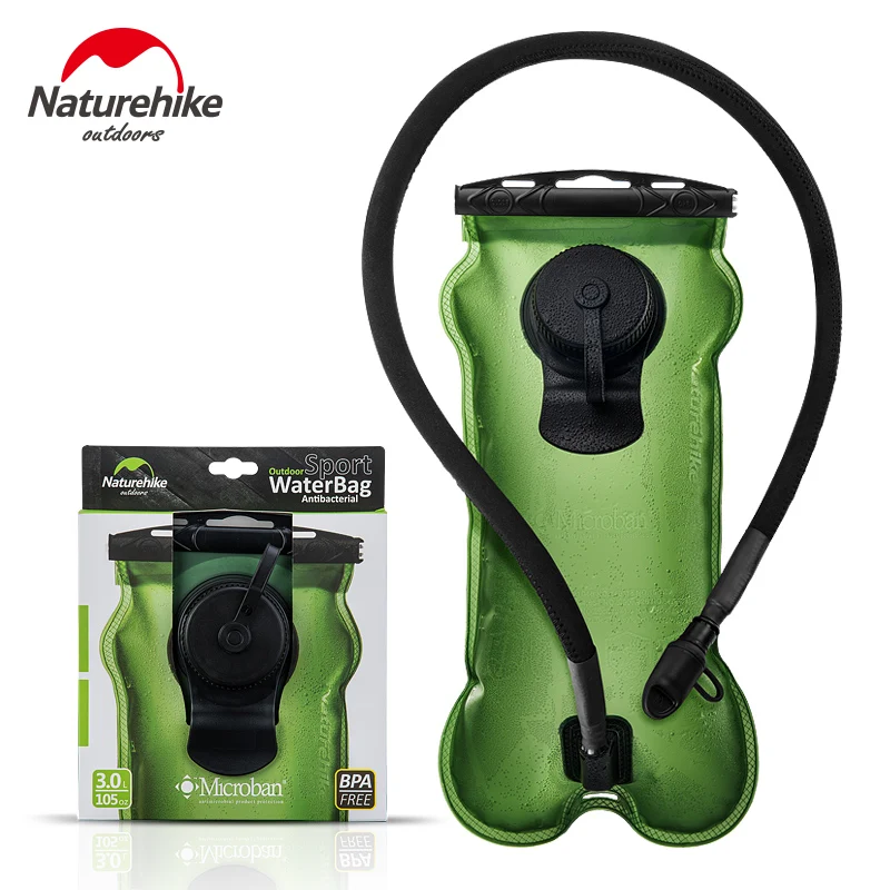 

NatureHike Hot Brand 3L PEVA Bladder Hydration Bicycle Camping Hiking Climbing Outdoor Camelback Water Bag Green
