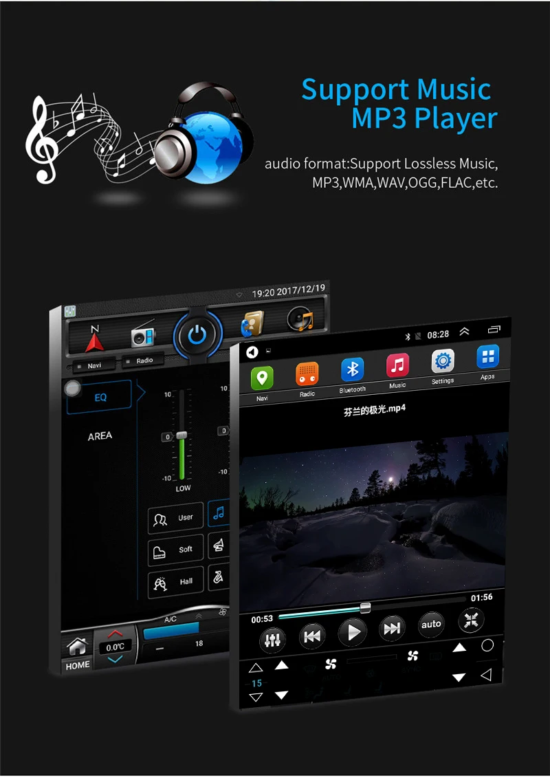 Cheap 64GB Car Android8.1  Multimedia player for Opel Astra J Vauxhall Astra Buick Verano GPS Vertical screen 8