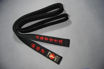 Cinturones Negros de karate de Tokyodo de grado superior, cinturones de entrenamiento de Karate bordados personalizados con nombre y palabras de 4cm y 4,5 cm de ancho