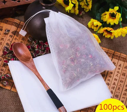 

16CM*13CM 100pcs Disposable Tea Bag Non-woven Fabrics tea filter bags Kung Fu Tea Set Accessories T003