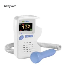 Doppler 2016 VCOMIN FD 200G 1.8inch LCD Baby Heart Rate ultrasonic monitor detector fetal doppler 2MHz CE Proved for Pregnant