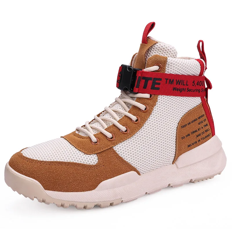 Autumn/Winter High top Running Shoes Men Breathable Sport Shoes Light