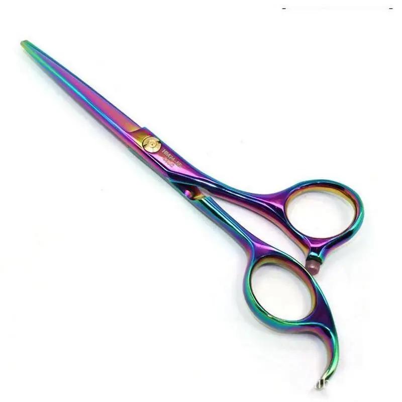 Professional Hairdressing Scissors Hair Colorful Cutting Scissors Set Barber Shears Beauty Salon