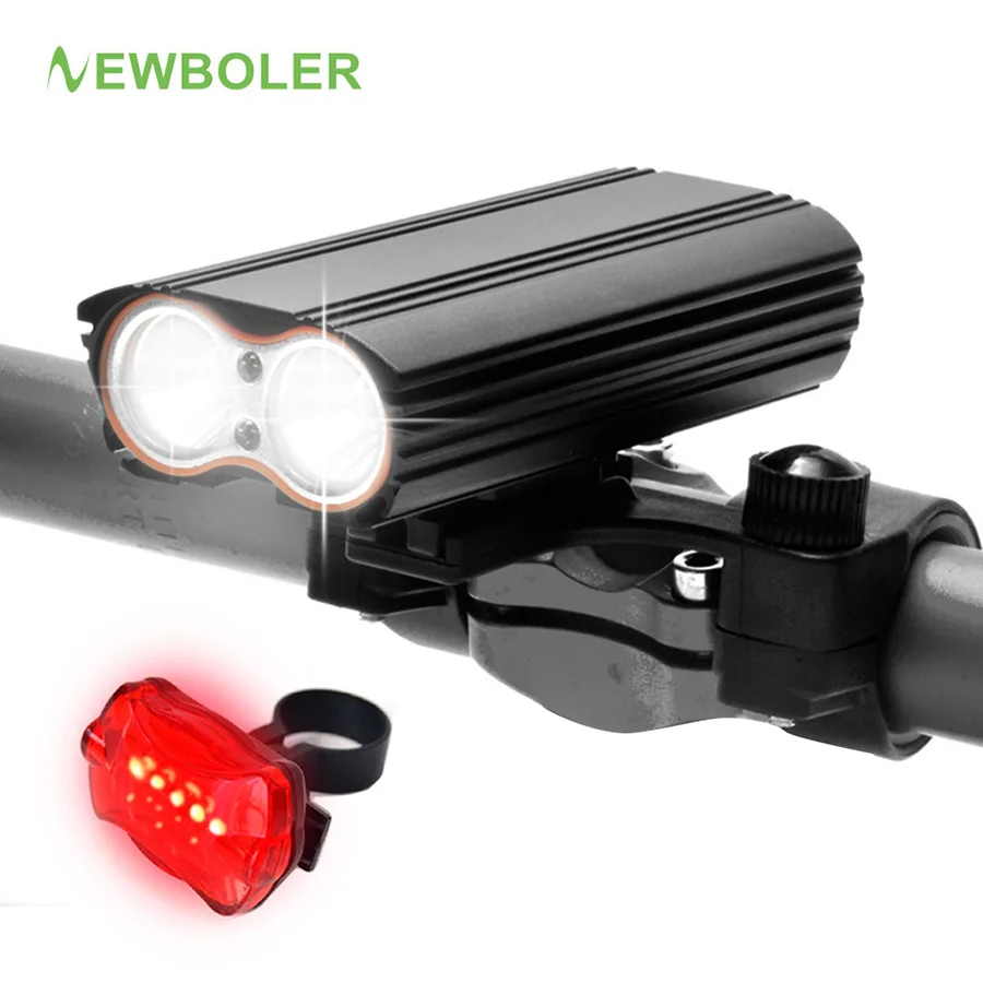 NEWBOLER 7000Lumen XM-L T6 LED Bike Light USB Bicycle Headlights Rechargeable Front Lamp Torch Flashlight Cycling Accessories