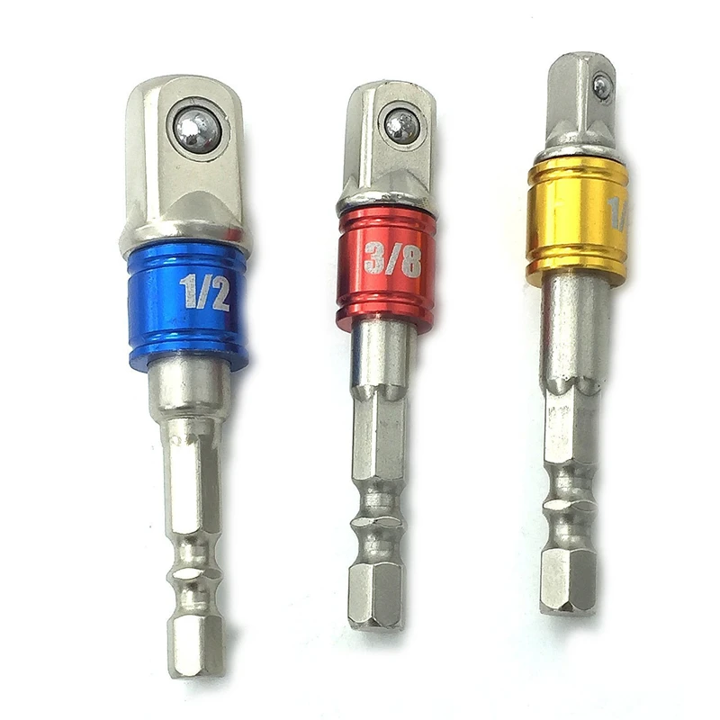 

Power Hand Tools Sockets Adapter sets Hex Square Nuts Driver Drill Impact Socket Extension Bit Adapter Socket Wrench Adapter