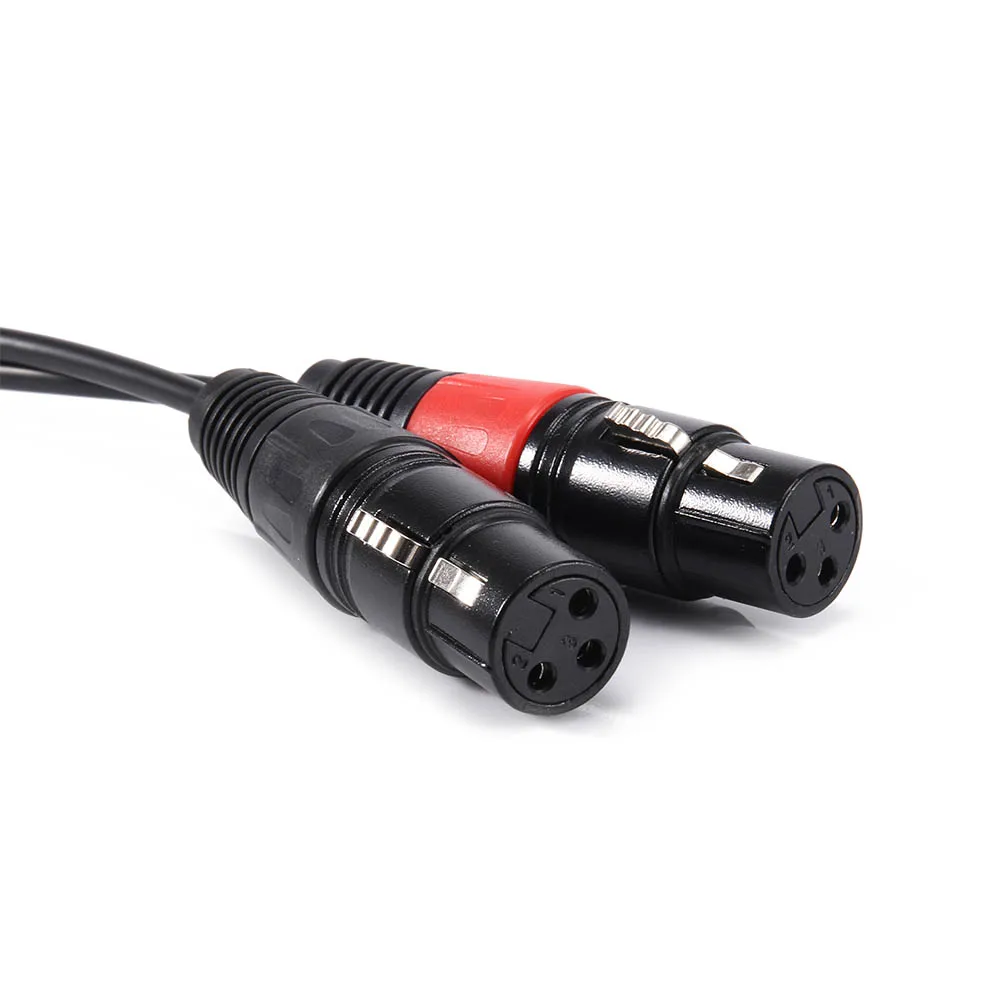 Двойной XLR кабель для микрофона Стерео Аудио сбалансированные кабели 0 3/0 5/1/1.5/3/6 м