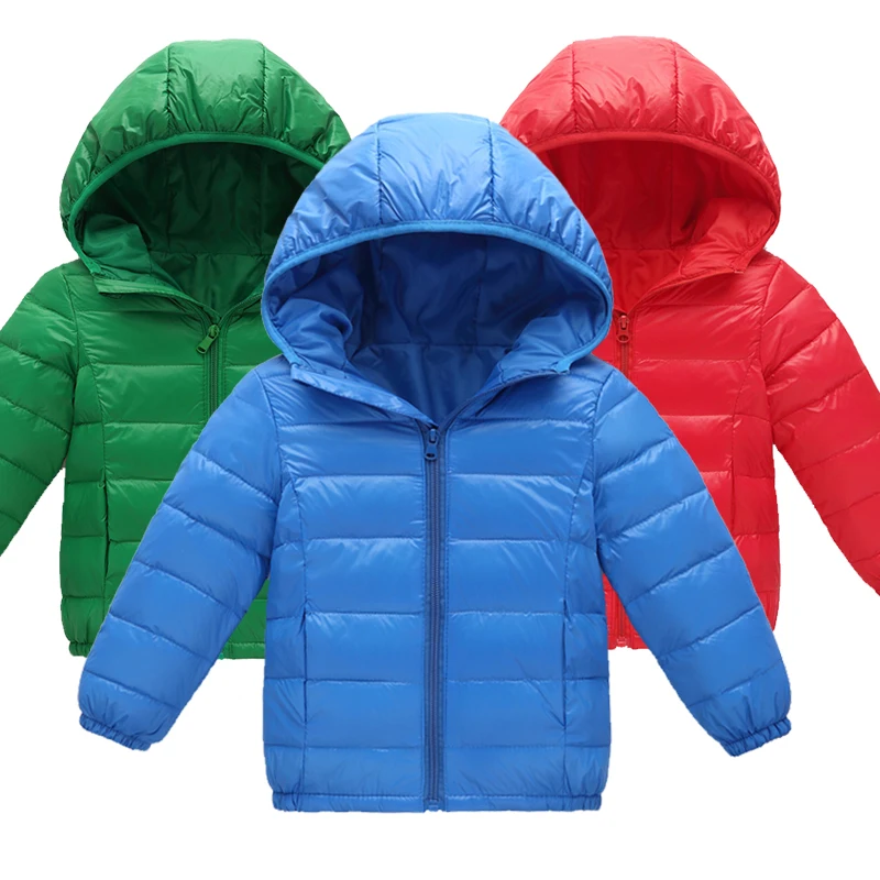 

Baby girls Boys winter autumn Down Hoodies Coat children jacket Outerwear teenage parka kids winter jacket 2-12 years winterjas