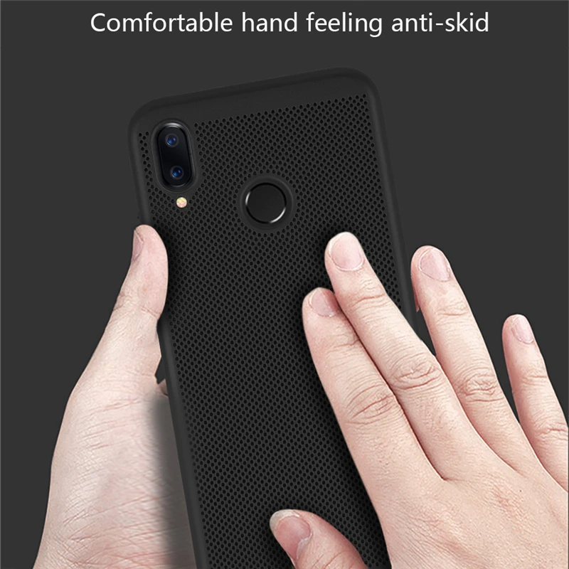 Portefeuille Cooling Ultra Thin Heat dissipation Phone Case For Huawei P20 Lite Shockproof Back Cover Hard PC Plastic Shell Case08 - 