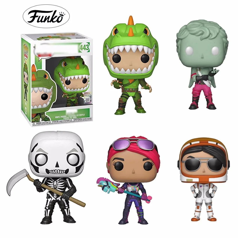 

Action Fortnight Battle Royale Rex Skull Trooper Brite Bomber Fortresst Night Collection Action Figure Model Gift Toys Fortnight